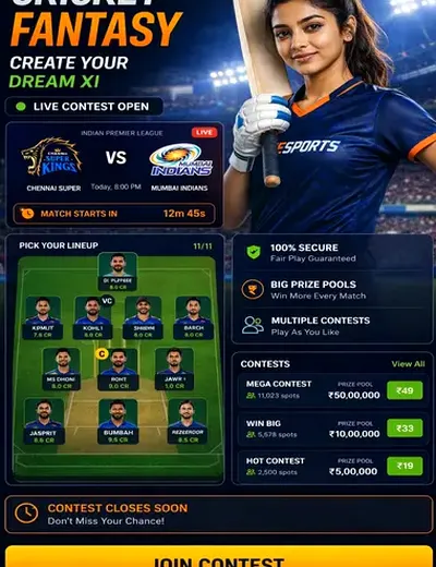 TARA420 (tara 420 win) fantasy cricket & matchday visual 3